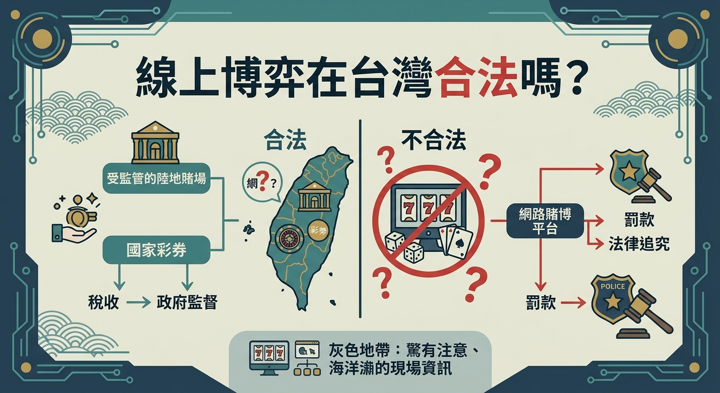 線上博弈在台灣合法嗎?