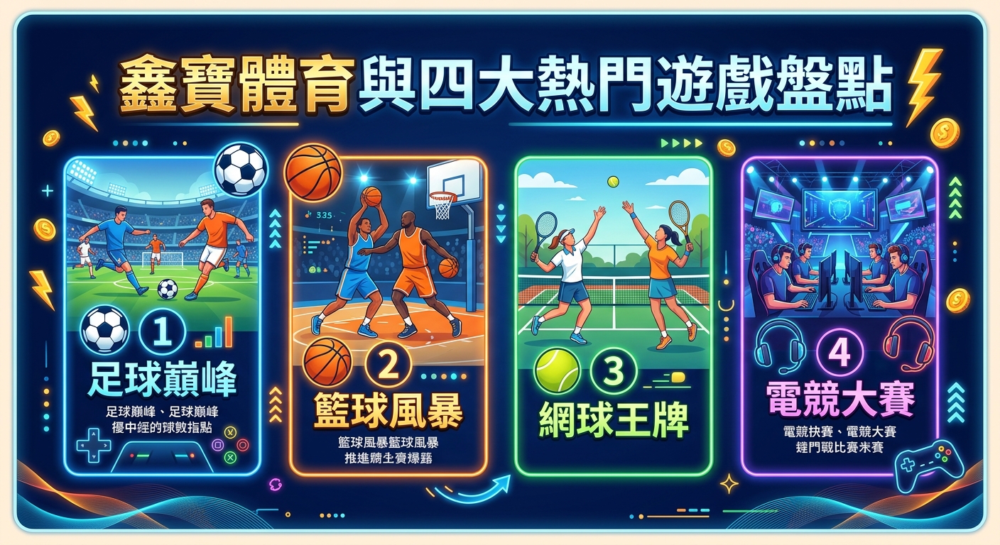 鑫寶體育與四大熱門遊戲盤點
