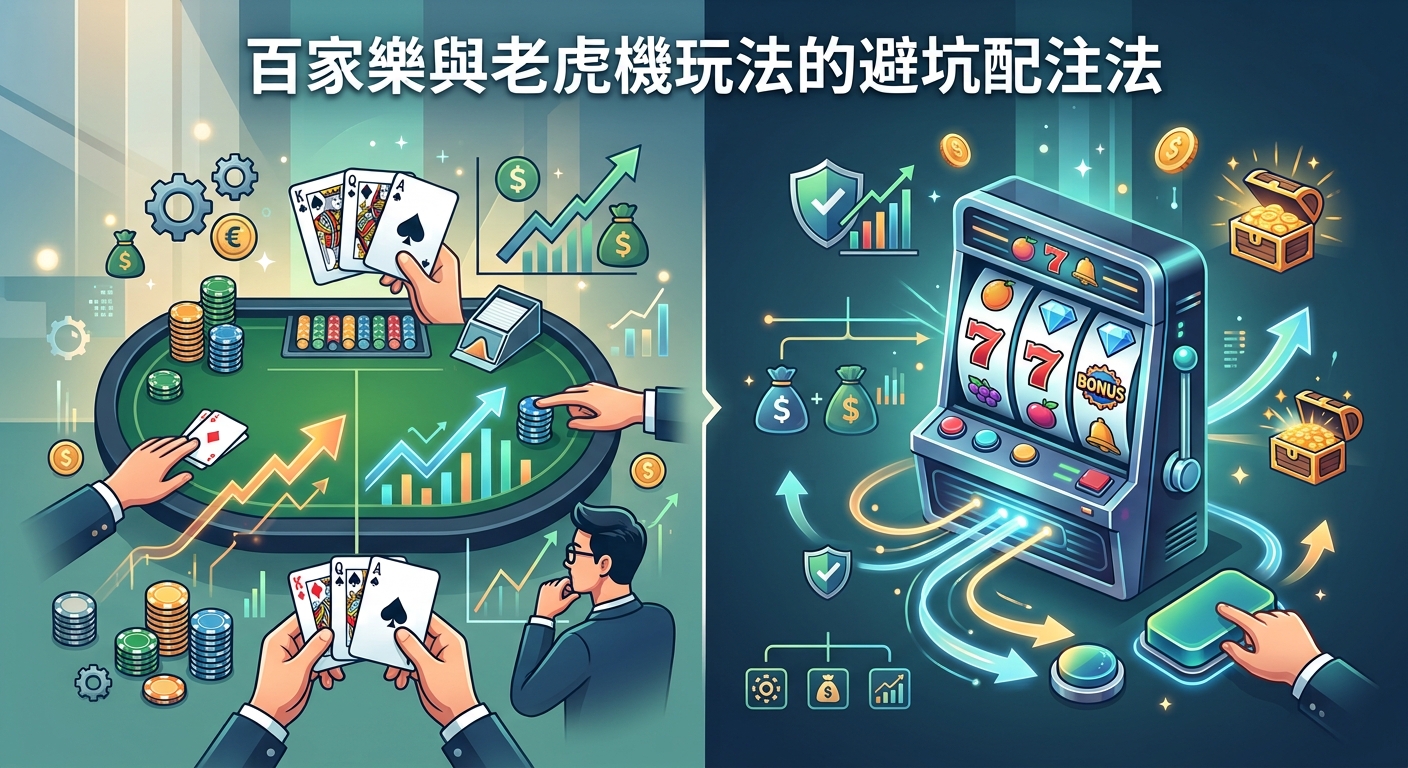 百家樂與老虎機玩法的避坑配注法

